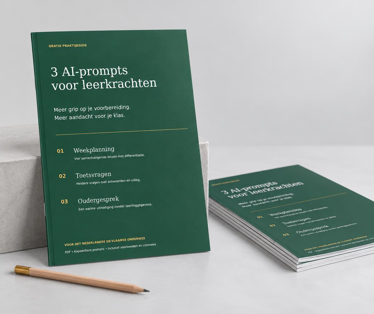 Gratis praktijkgids: 3 AI-prompts voor leerkrachten